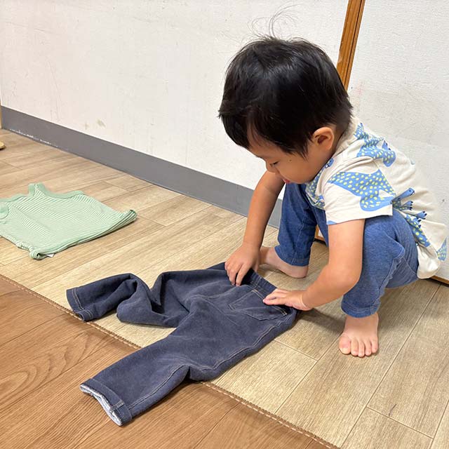 午睡準備